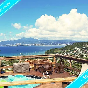 F2 Climatise Piscine Vue Et Montagne Pelee Trois-ilets Appartement